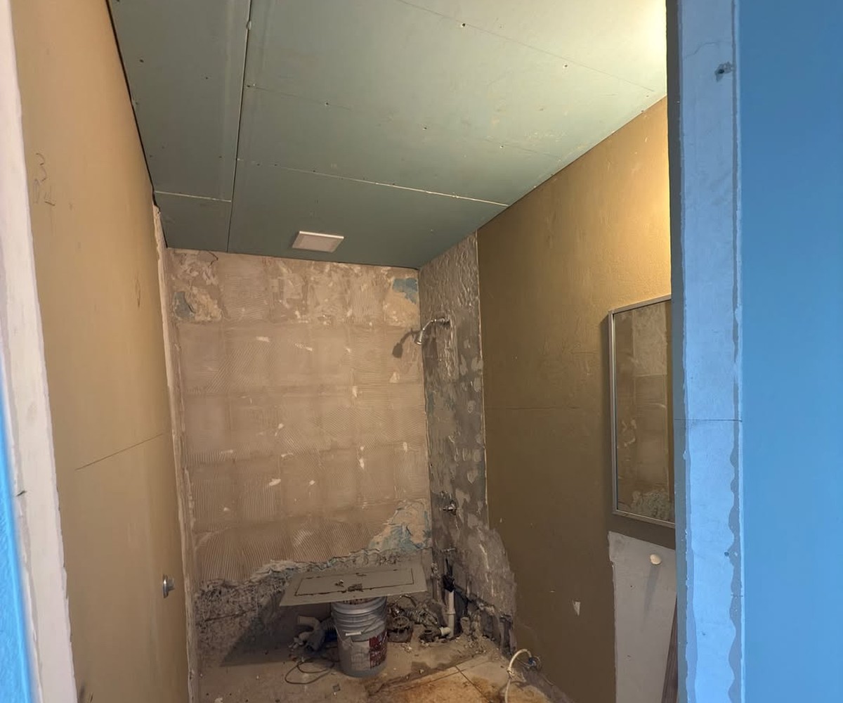Baño en proceso de remodelación